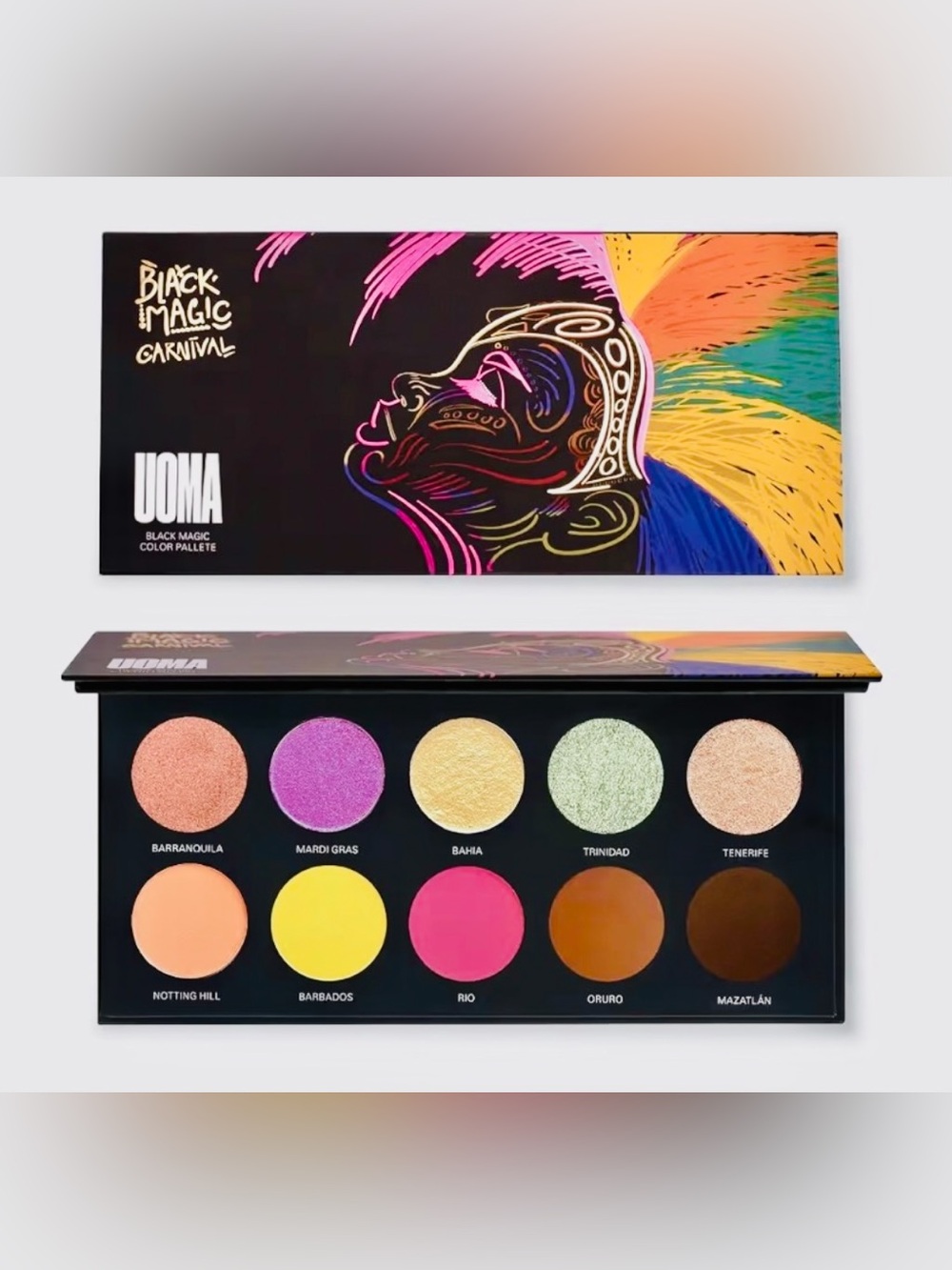 Uoma Beauty Black Magic Carnival Eyeshadow Palette